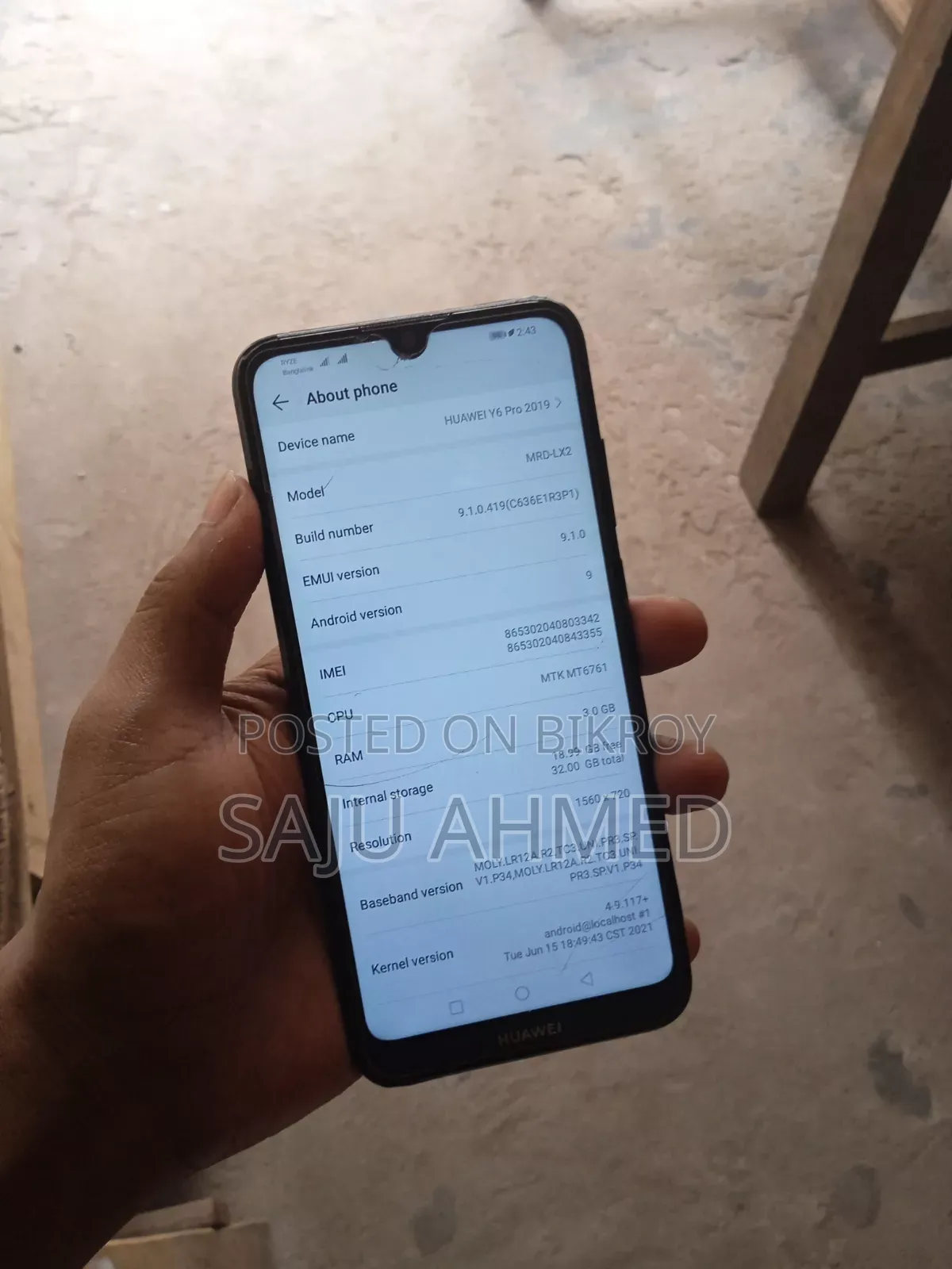Huawei Y6 Pro 2019 32 GB Black