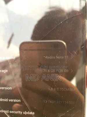 শাওমি রেডমি নোট ১১ ১২৮ জিবি ব্ল্যাক