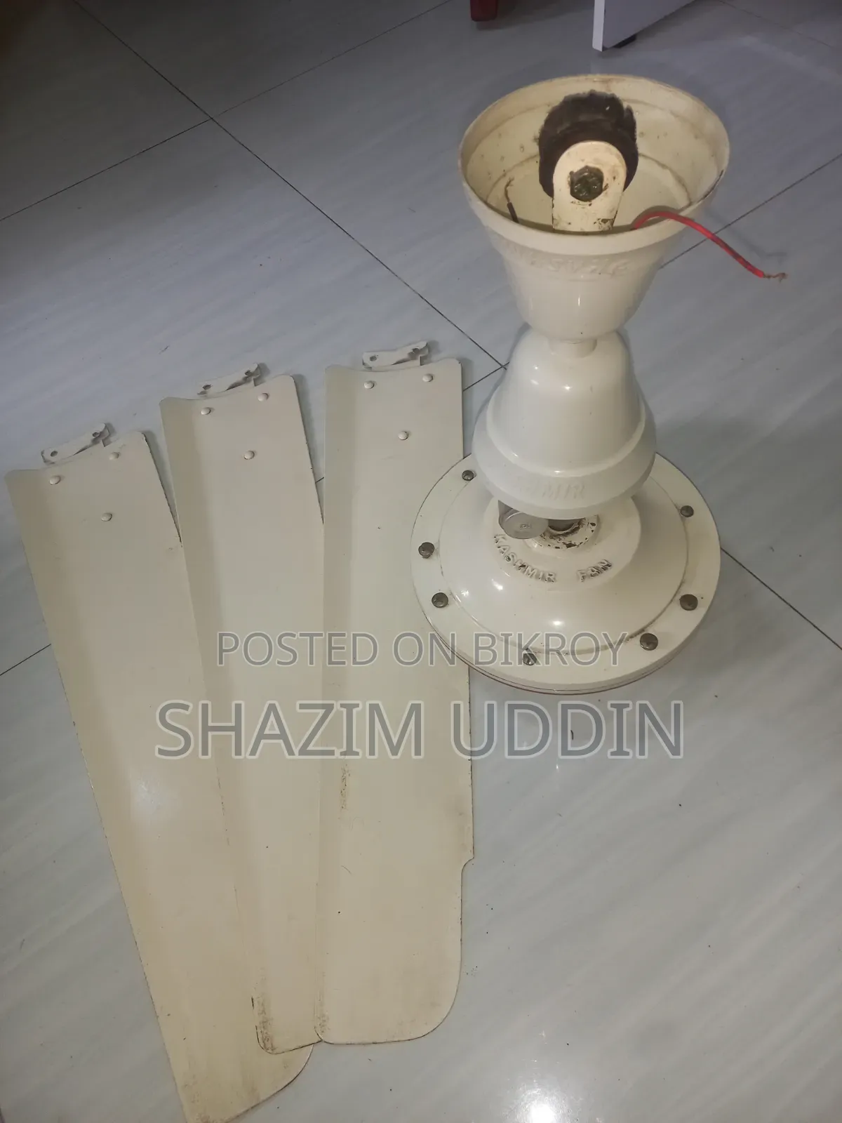 Original Pakistani Kashmir Ceiling Fan for Sale