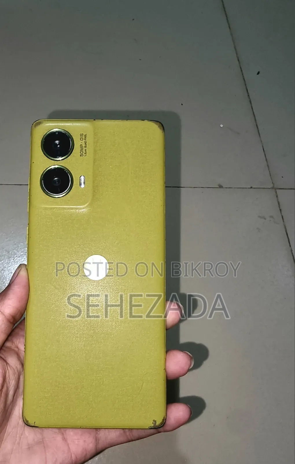 নতুন মটোরোলা মোটো জি৮৫ ১২৮ জিবি হলুদ