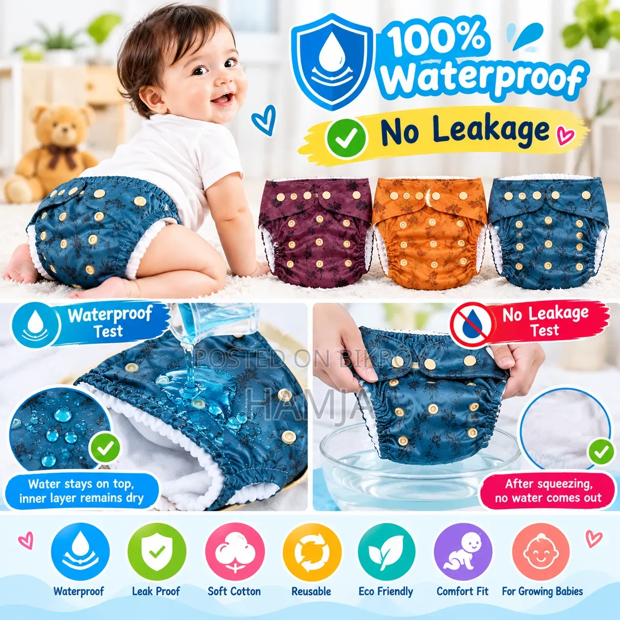 Baby Reusable Diaper