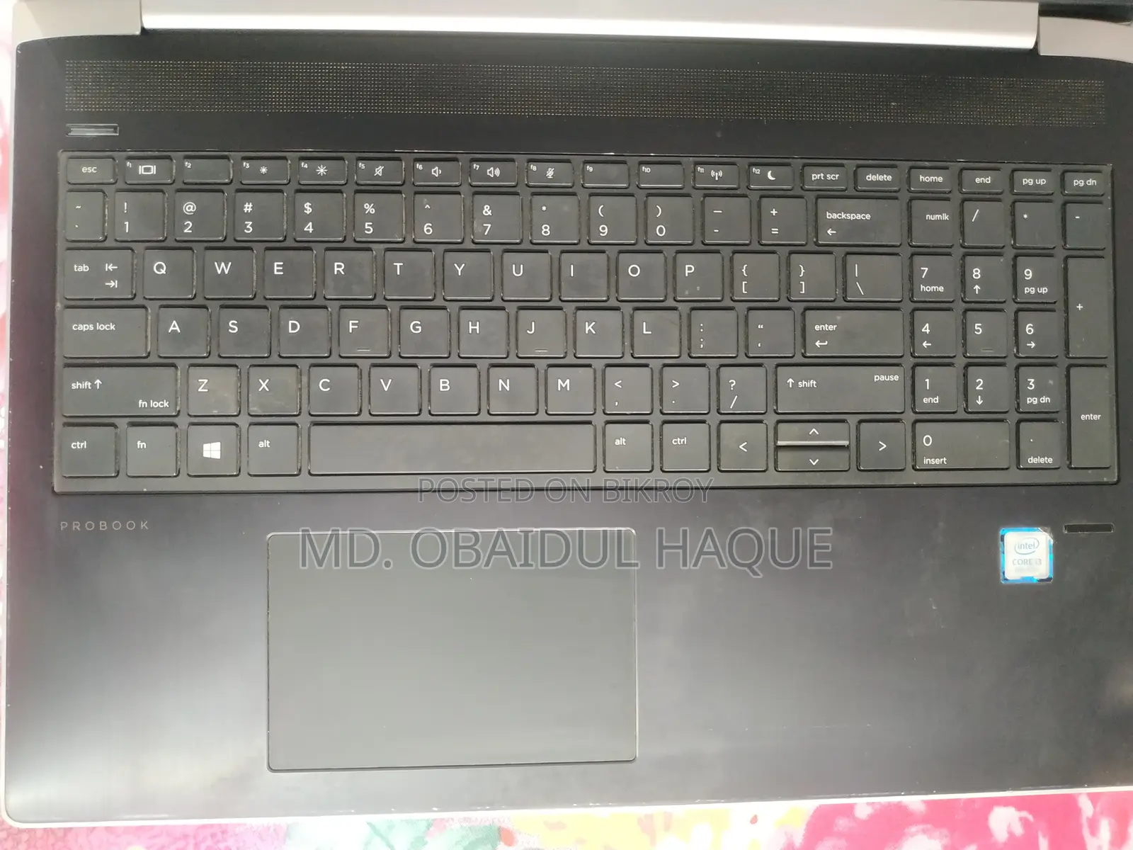 ল্যাপটপ HP ProBook 450 G5 8GB ইন্টেল কোর i5 HDD+SSD 1.5T