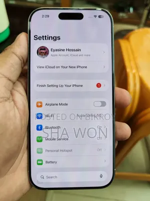 অ্যাপল আইফোন ১৬ প্রো ১২৮ জিবি সিলভার