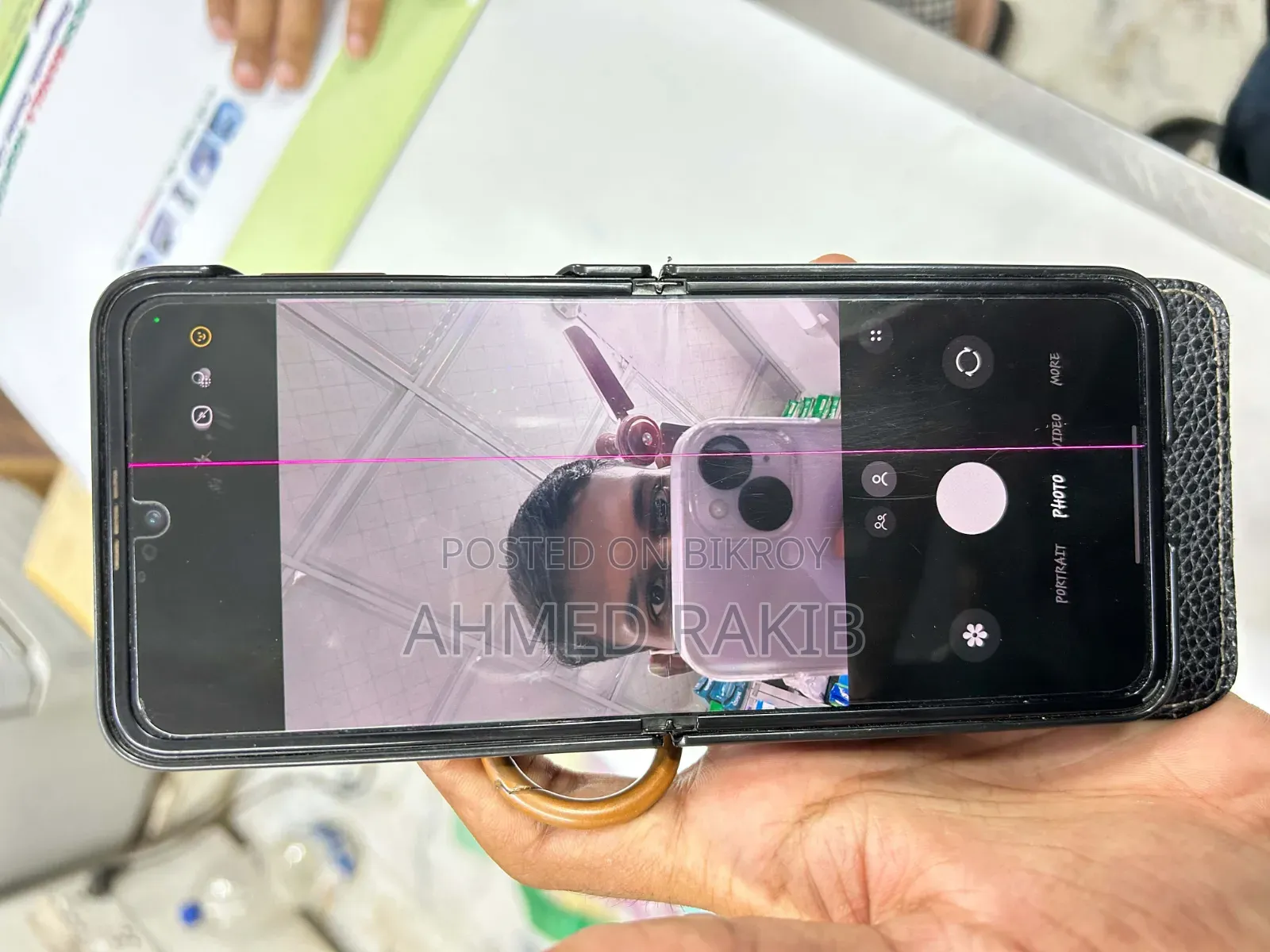 নিউ স্যামসাং গ্যালাক্সি জেড ফ্লিপ ৩ ২৫৬ জিবি ব্ল্যাক