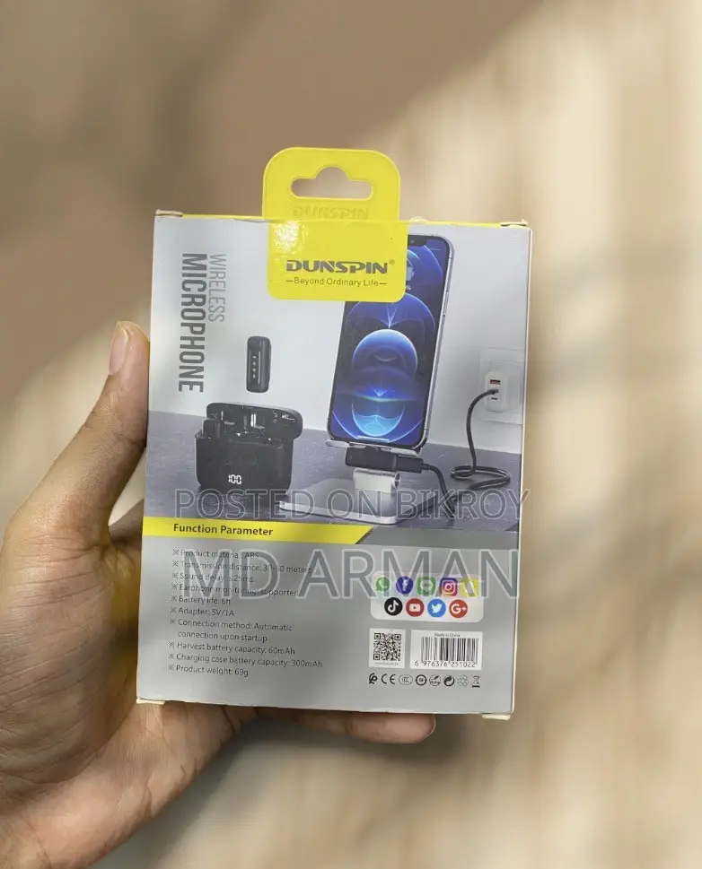 Microphone Wireless Sk-694