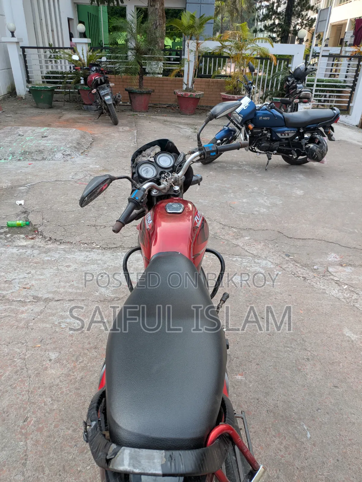 Bajaj Platina 100 2015 Red