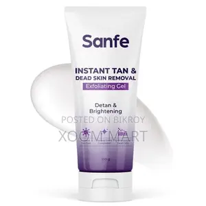 Sanfe Instant Tan & Dead Skin Removal Exfoliating Gel (100g)