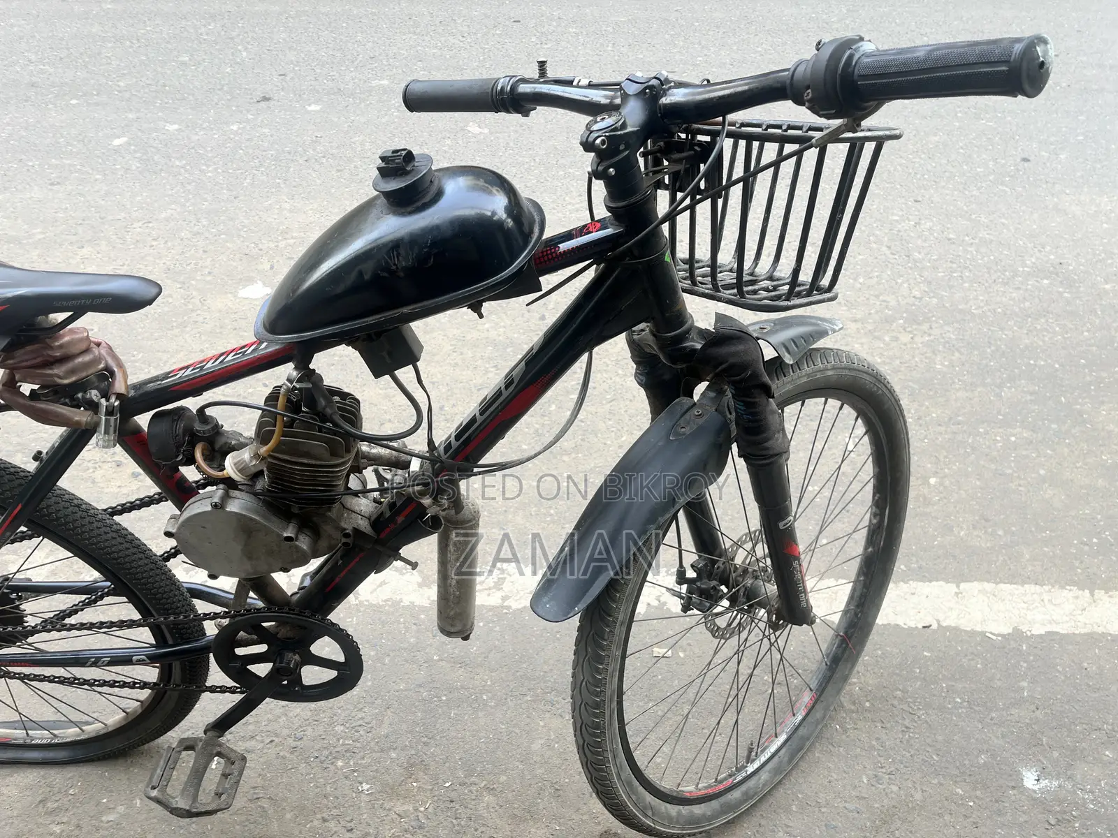 Petrol Octane Engine Bike 80cc (Bicycle Converted to Motor Bike)