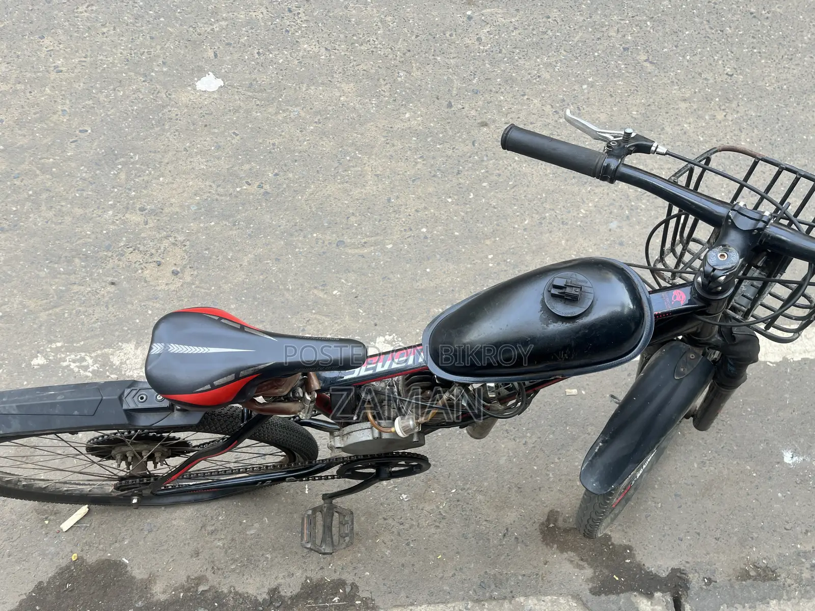 Petrol Octane Engine Bike 80cc (Bicycle Converted to Motor Bike)