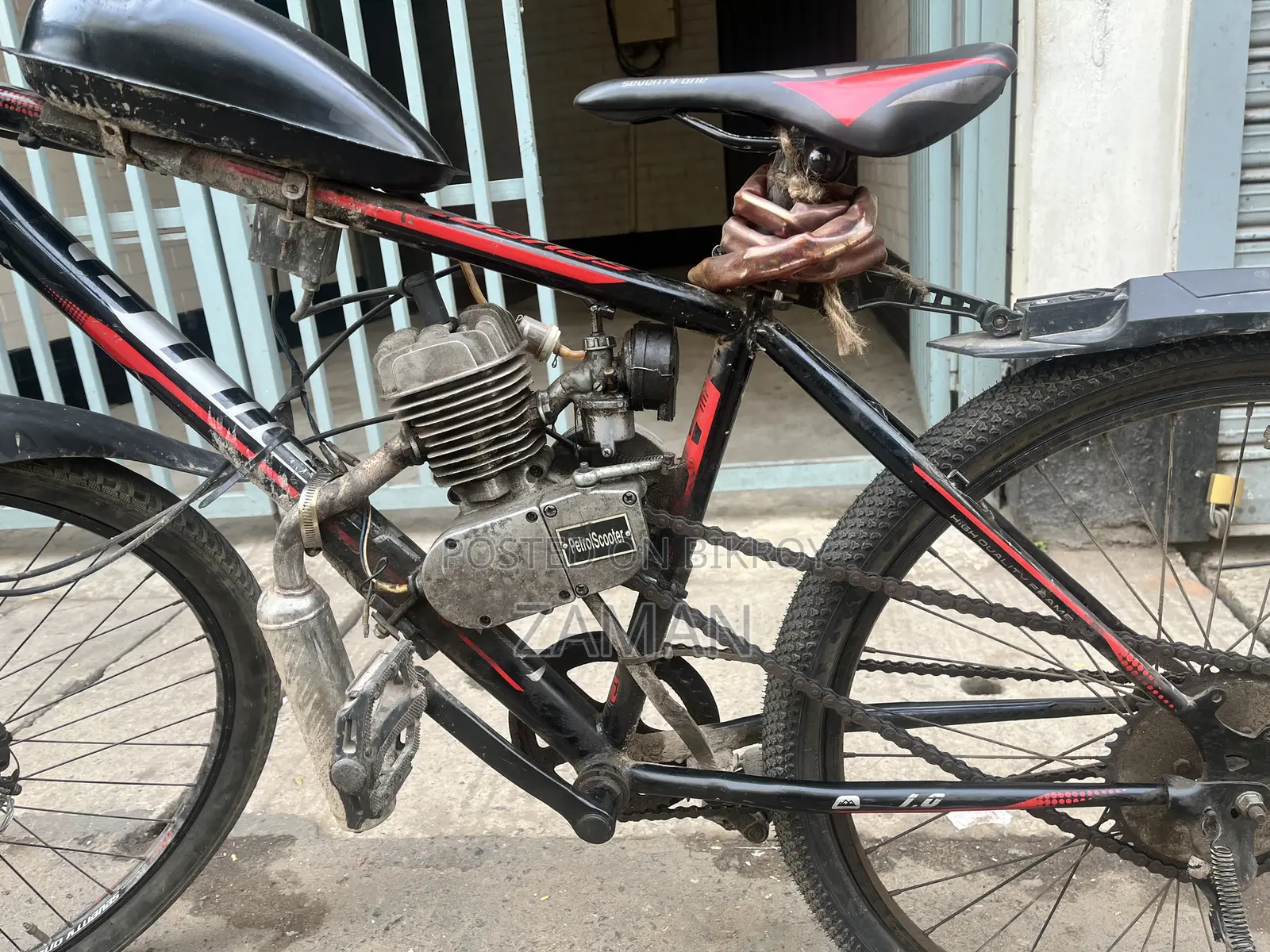 Petrol Octane Engine Bike 80cc (Bicycle Converted to Motor Bike)