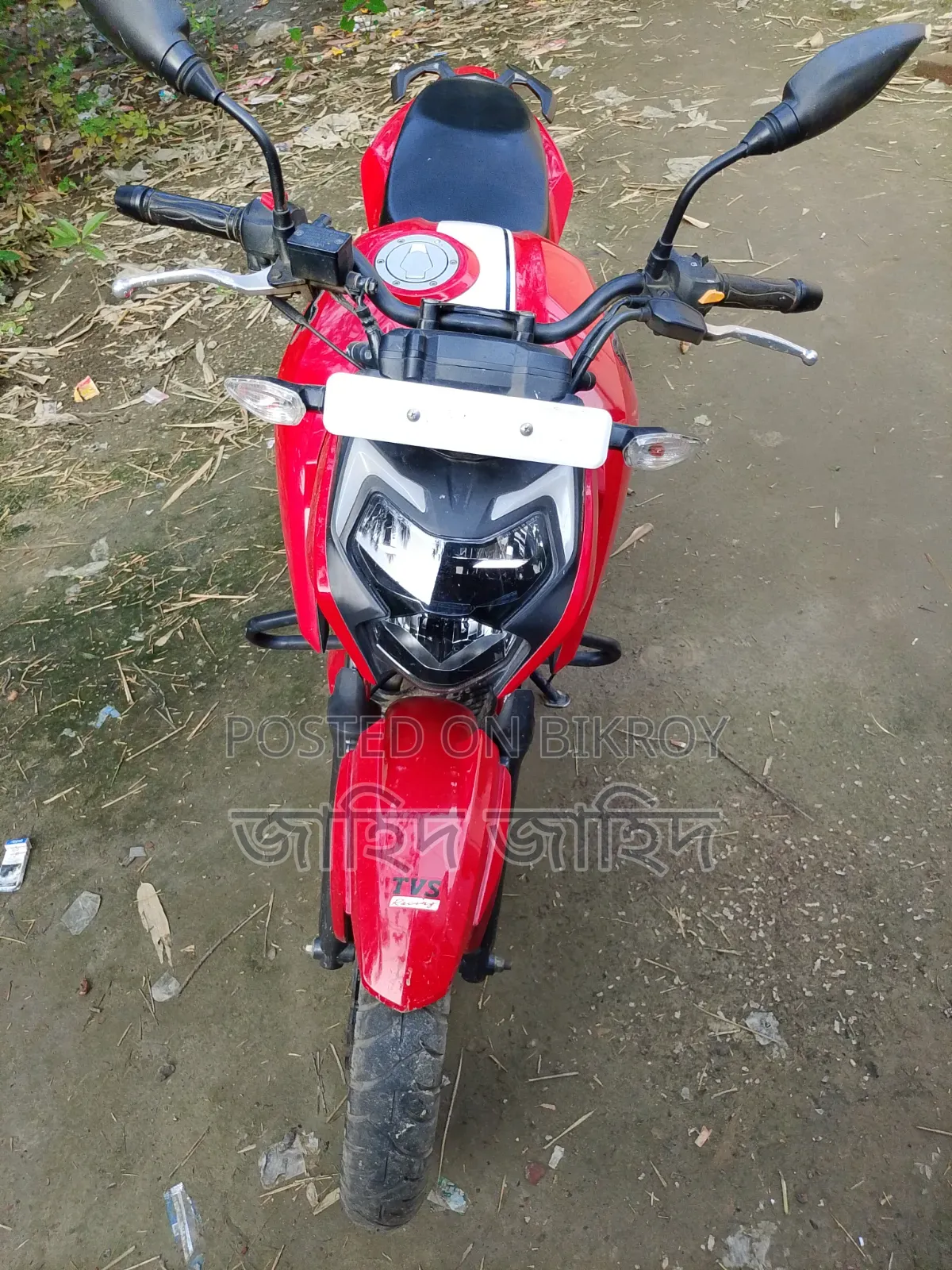 New TVS Apache RTR 160 4V Fi 2024 Red
