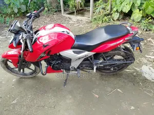 New TVS Apache RTR 160 4V Fi 2024 Red
