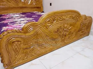 Teak Wood Box Bed 6/7 Feet