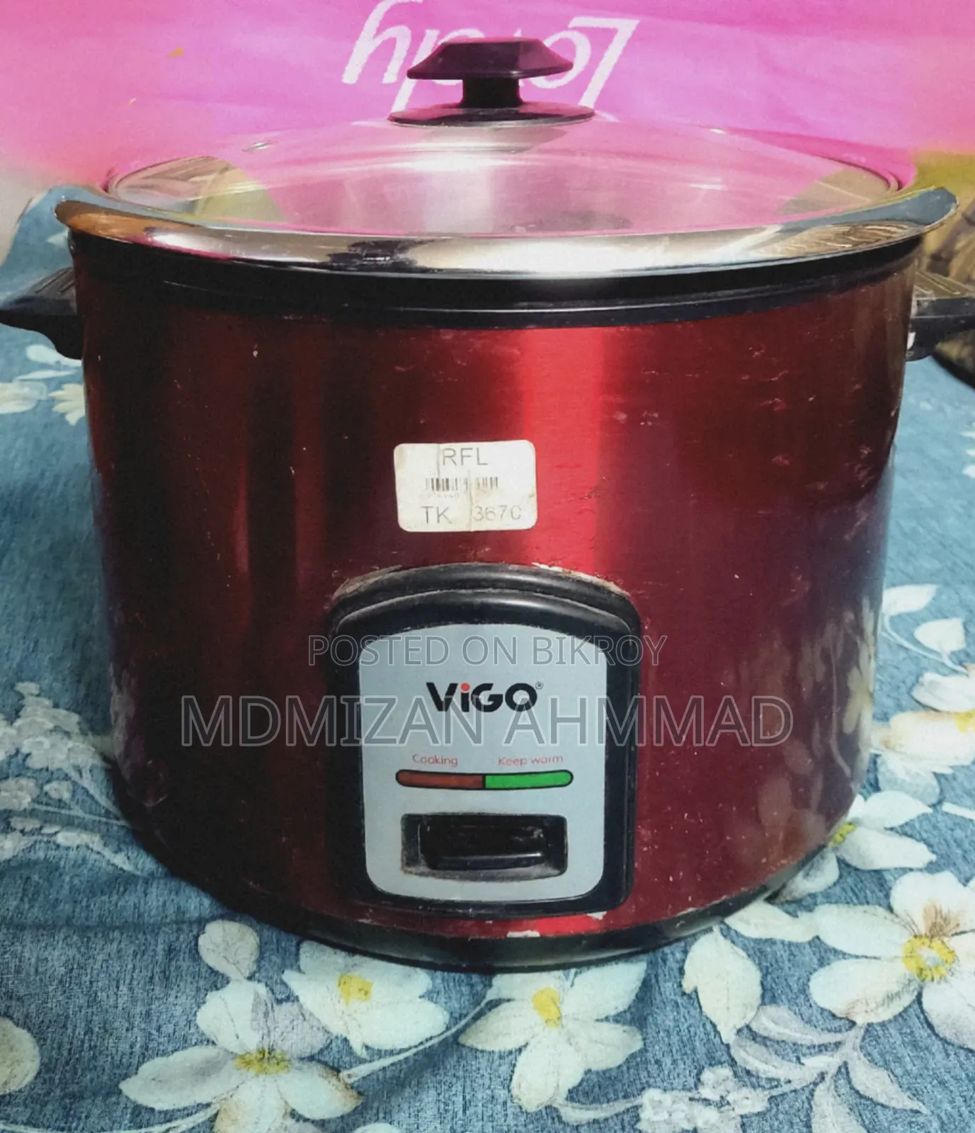 Vigo Rice Cooker 3 Litre