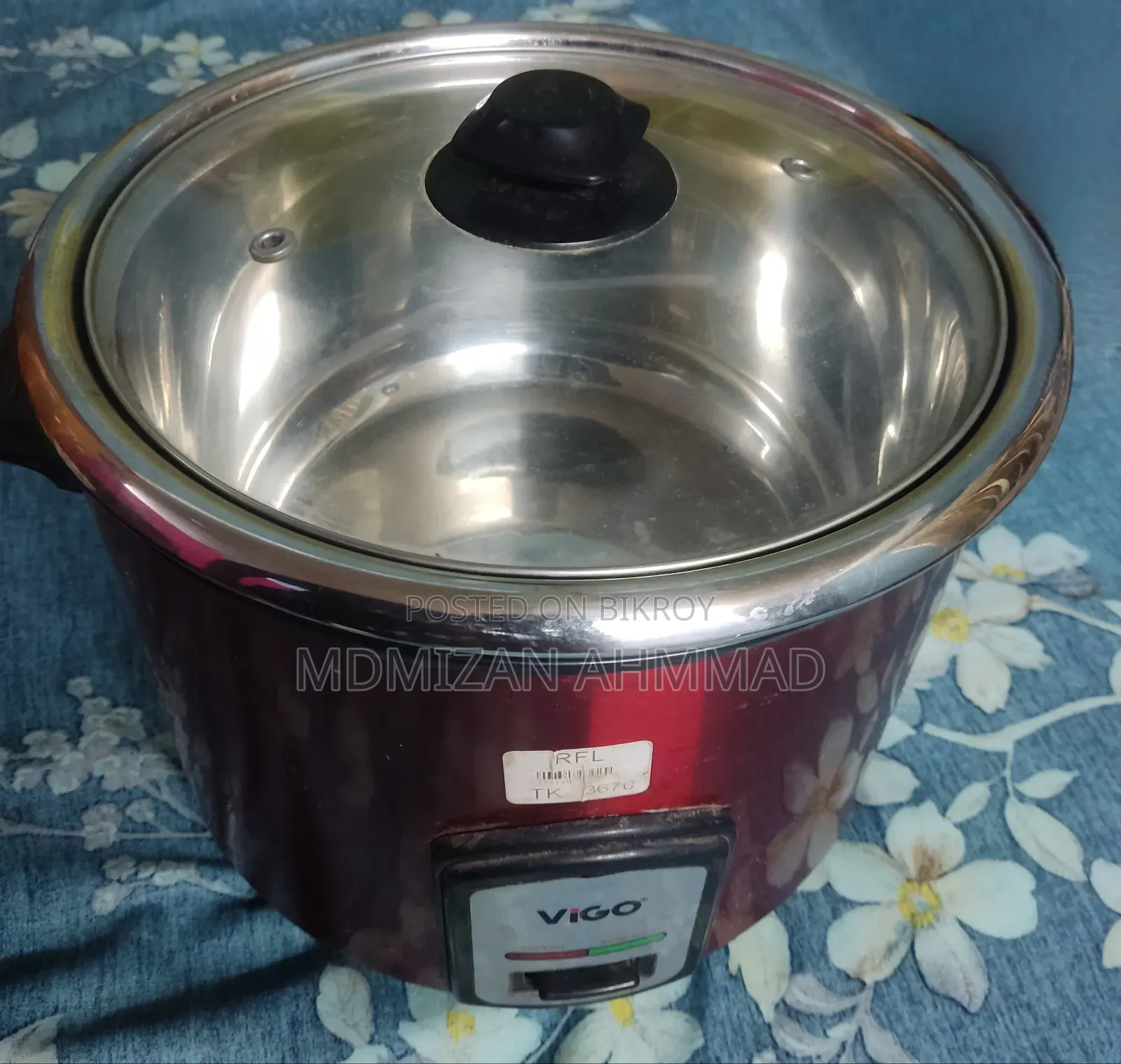 Vigo Rice Cooker 3 Litre