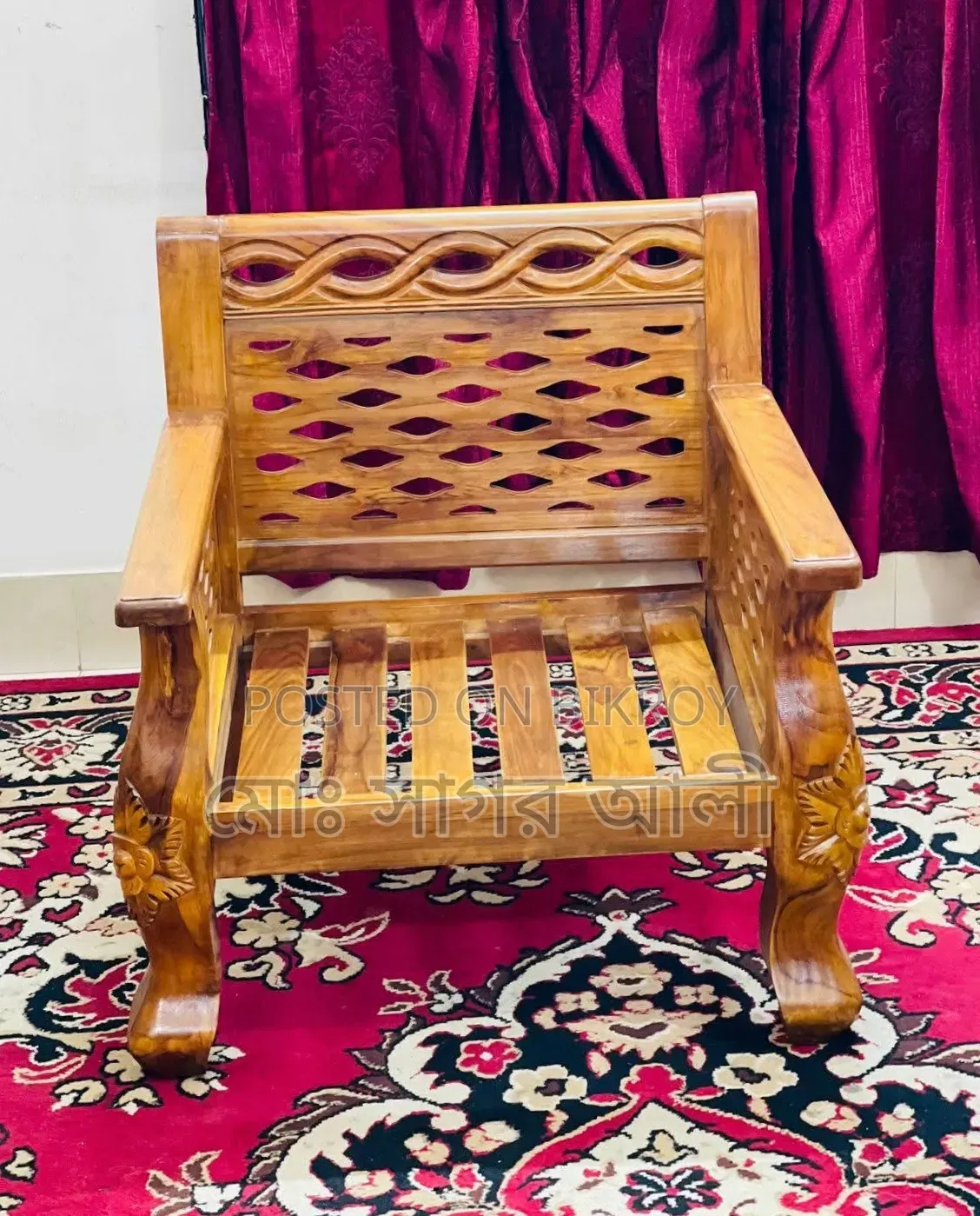 Teak Wood Sofa 5 Seat