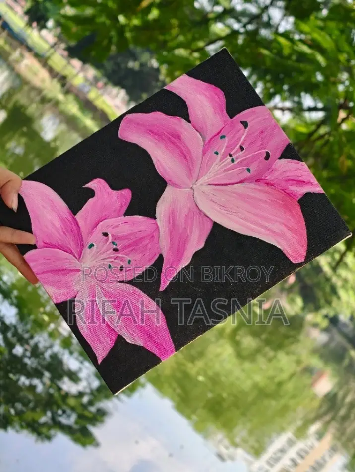 Lily Flower Painting