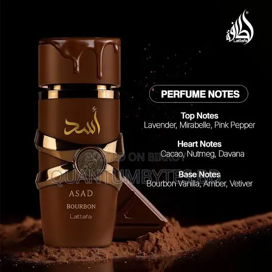 Lattafa Asad Bourbon Eau De Parfum for Men – 100ml