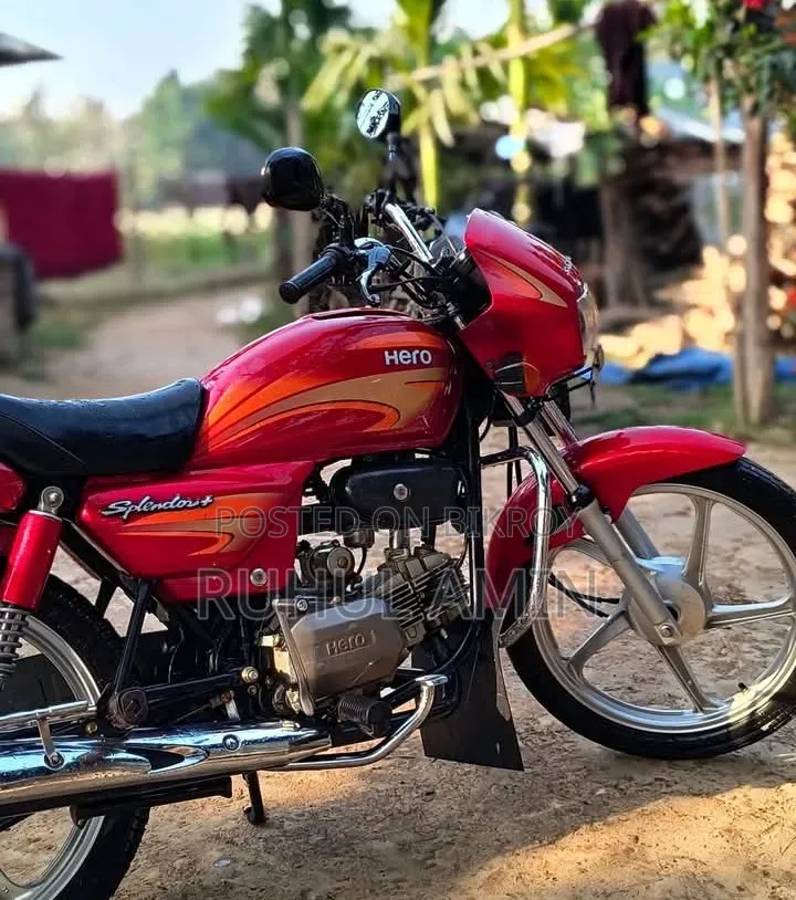 হিরো স্প্লেন্ডার প্লাস ২০২১ লাল