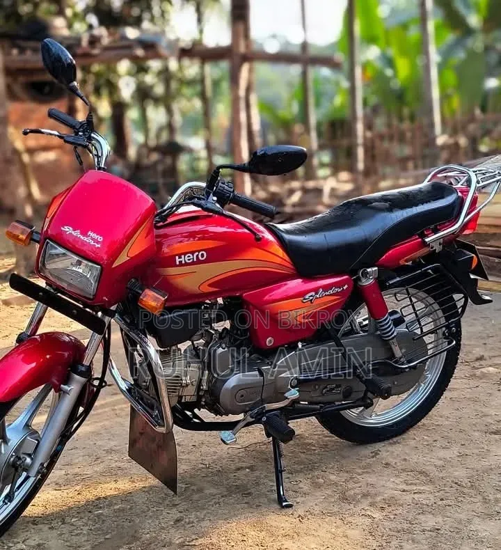 হিরো স্প্লেন্ডার প্লাস ২০২১ লাল