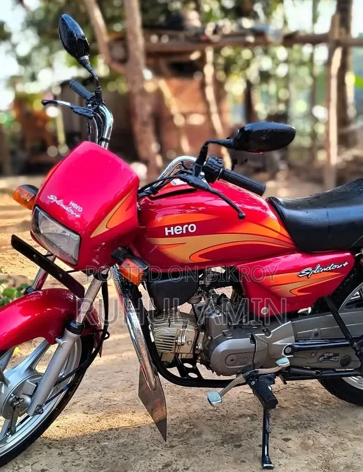 হিরো স্প্লেন্ডার প্লাস ২০২১ লাল