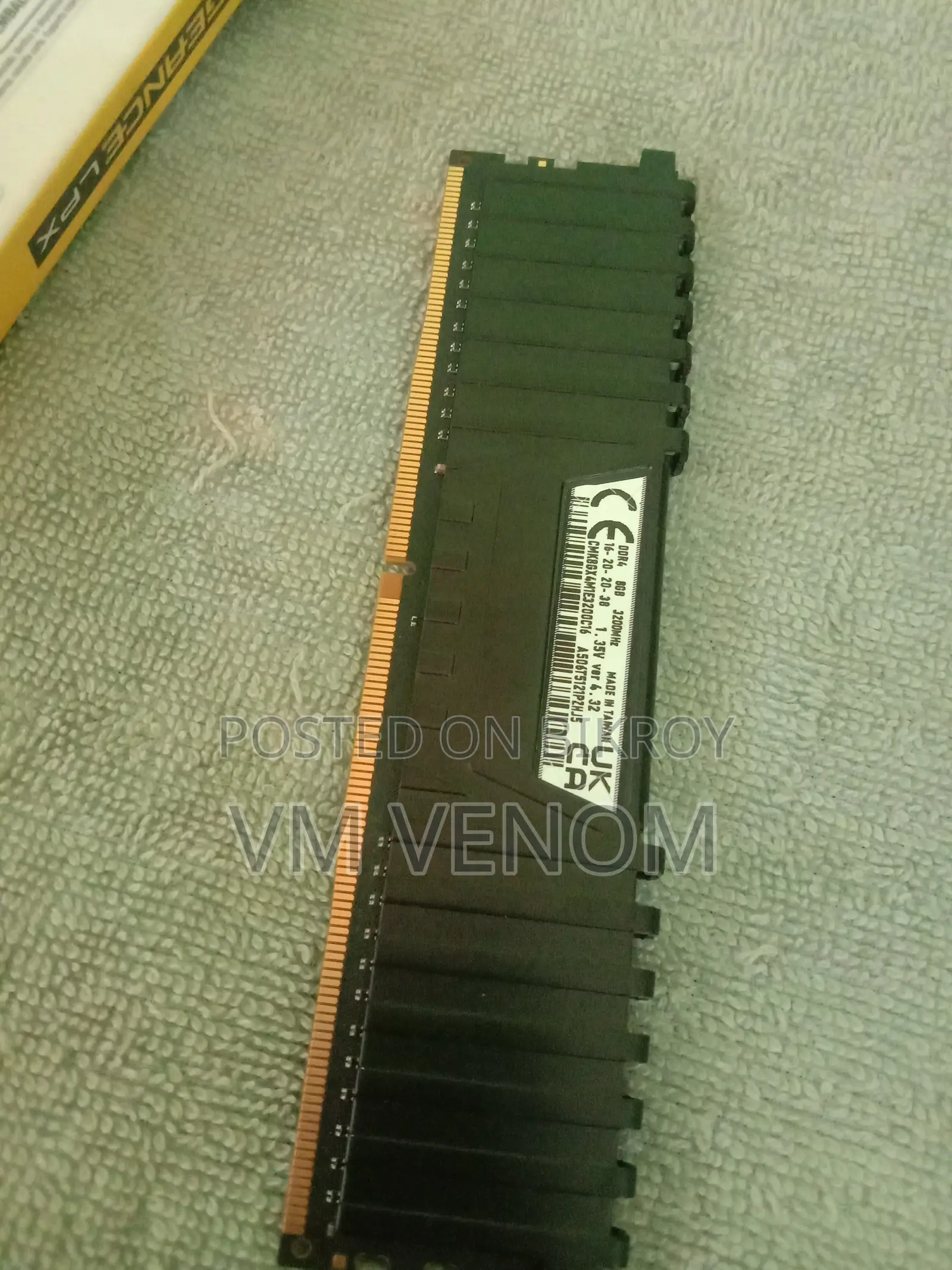 Corsair Vengeance LPX 8GB DDR4 3200MHz RAM | Lifetime Warranty