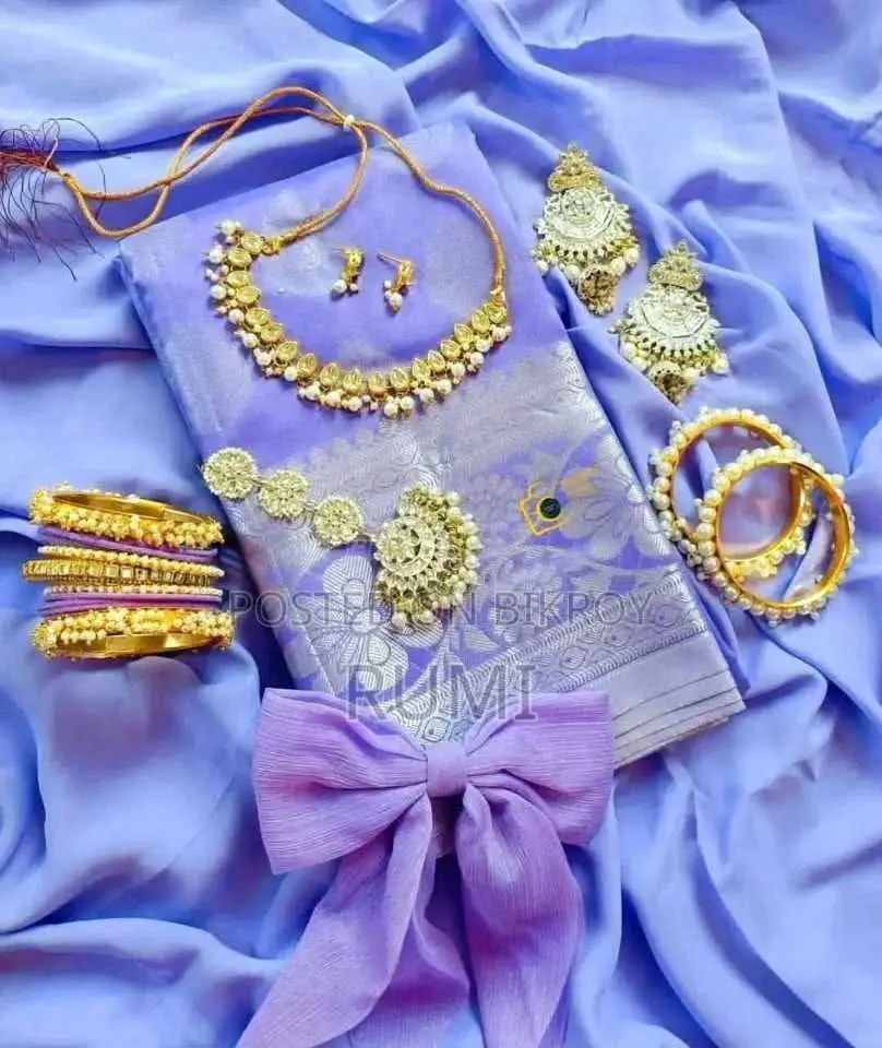 Black Katan Full Combo With Jewellery Puja Combo