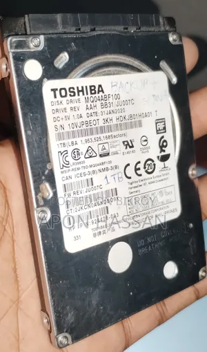 TOSHIBA 1TB Hard Disk