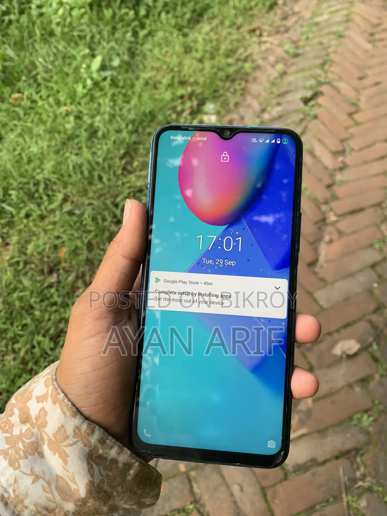 Vivo Y20 64 GB Blue