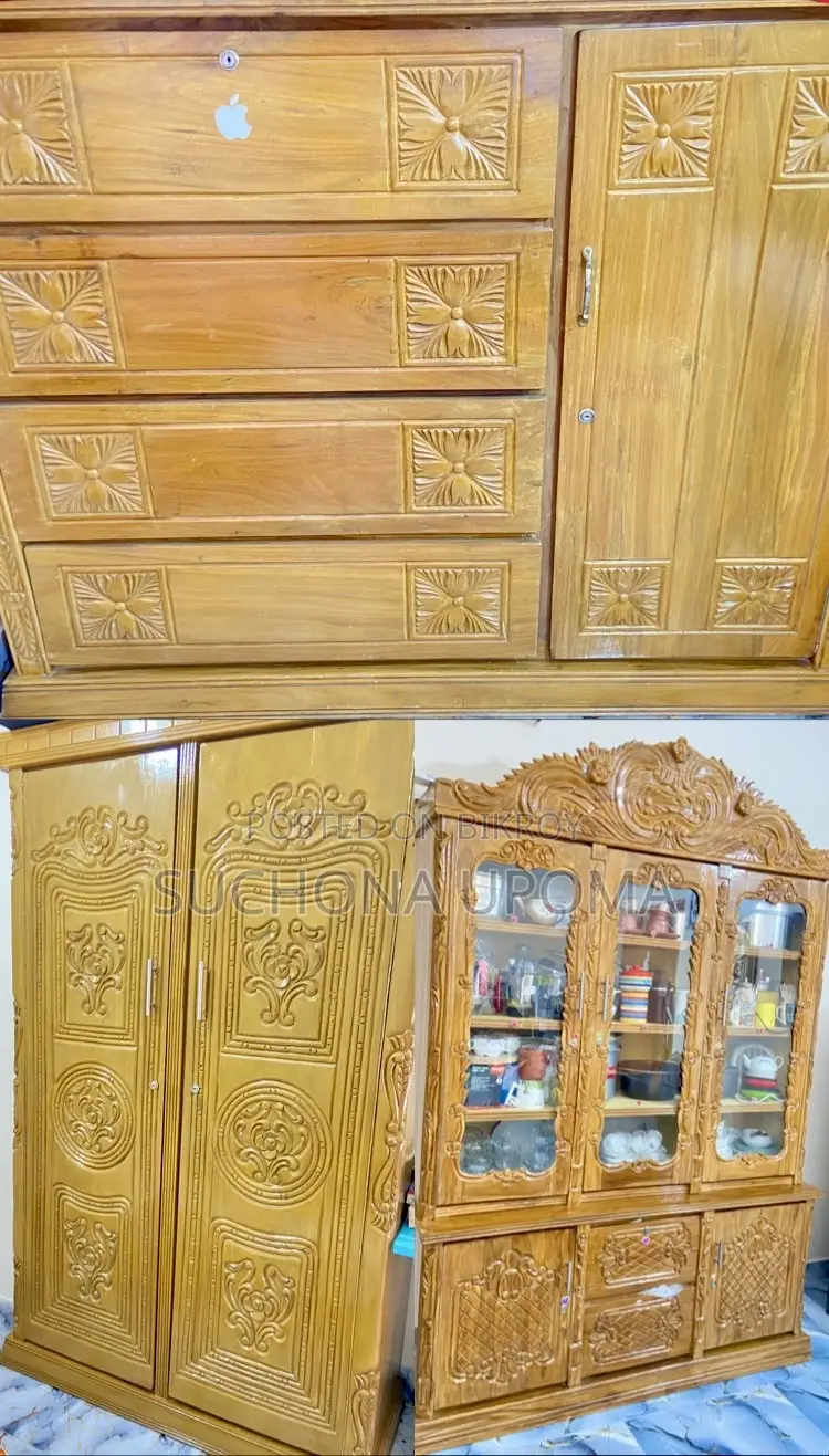 সেগুন কাঠের উন্নতমানের আসবাবপত্র বিক্রি হবে