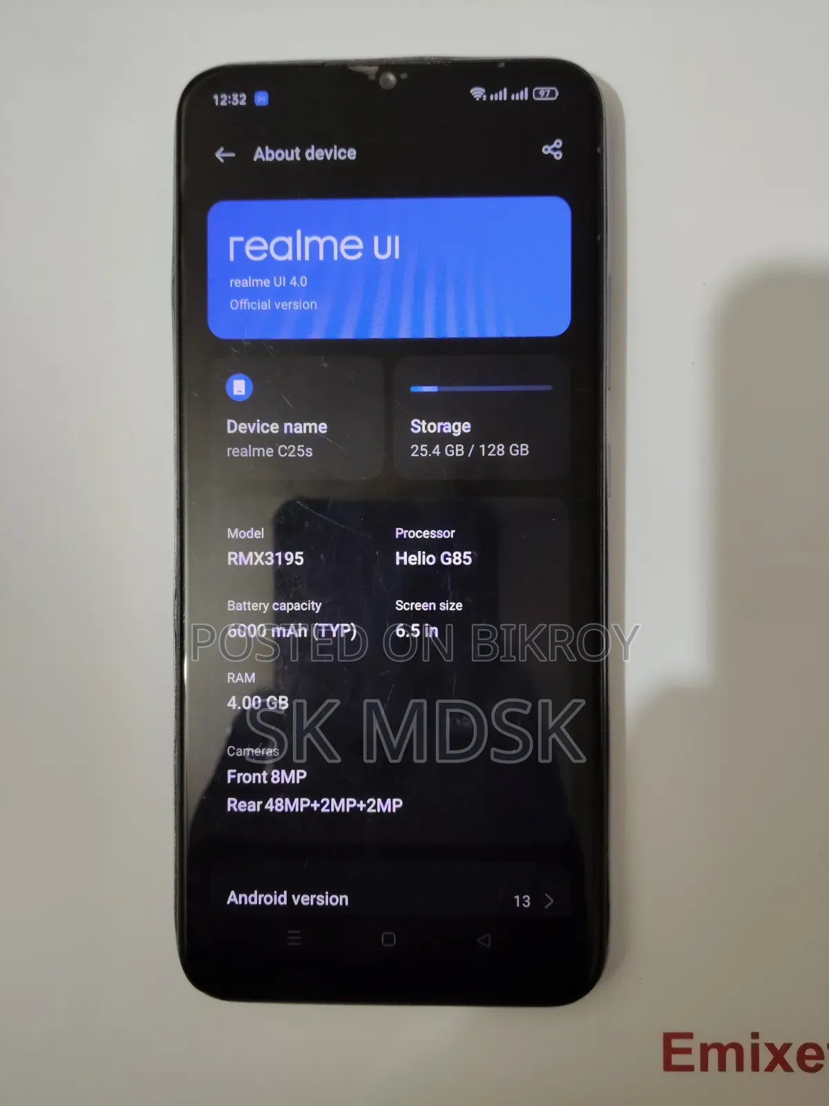 Realme 128 GB Blue