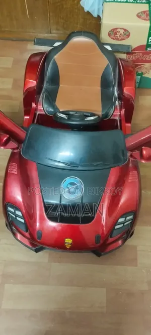 Ferrari Car Electric Ride on With Remote Control for Kids-Red