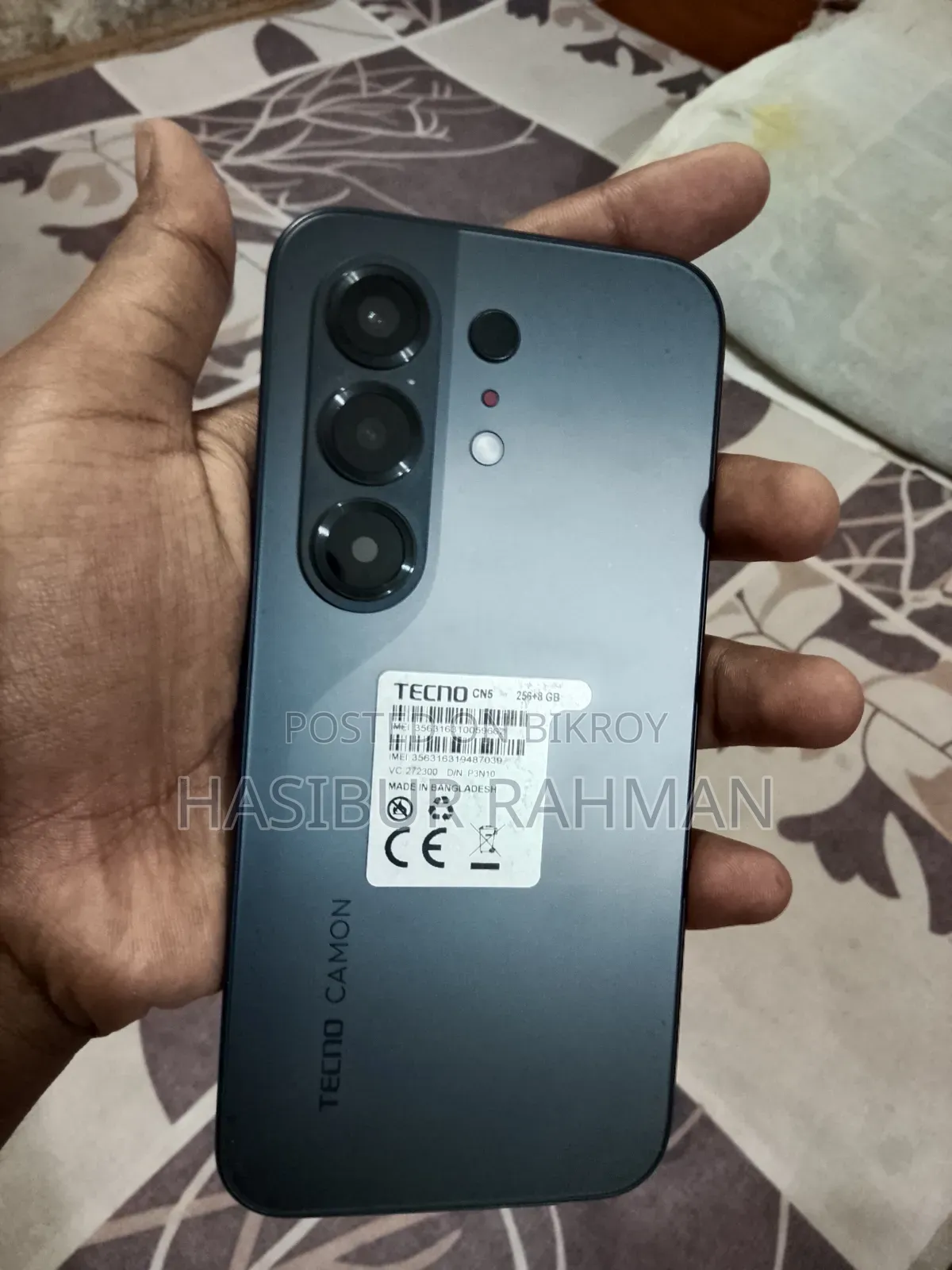 Tecno Camon 50 256 GB Black