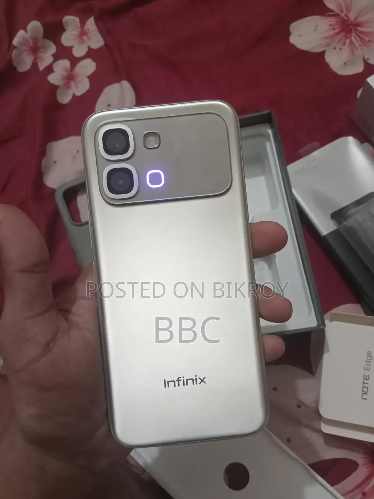 নতুন ইনফিনিক্স নোট এজ ২৫৬ জিবি সাদা
