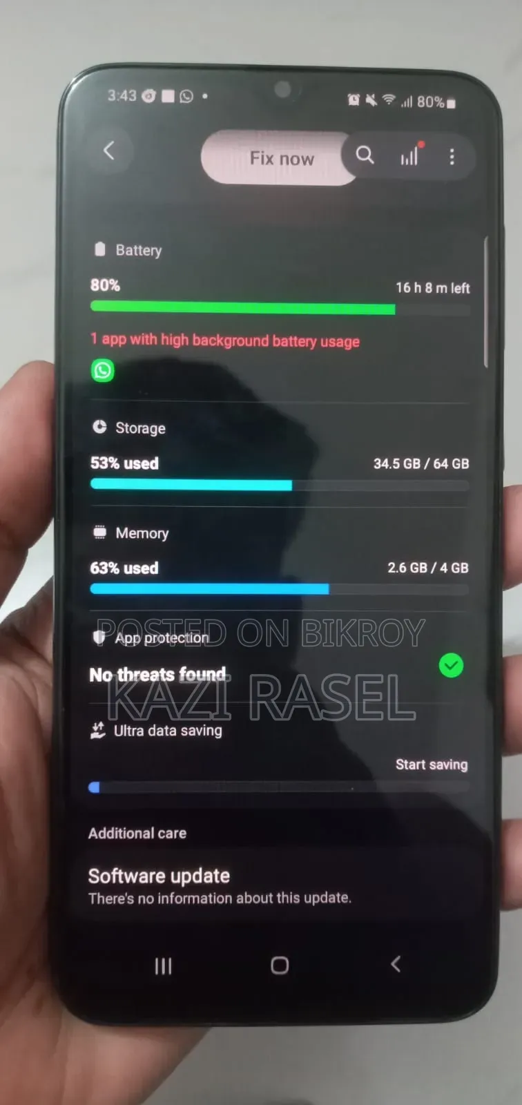 Samsung Galaxy A30s 64 GB Blue