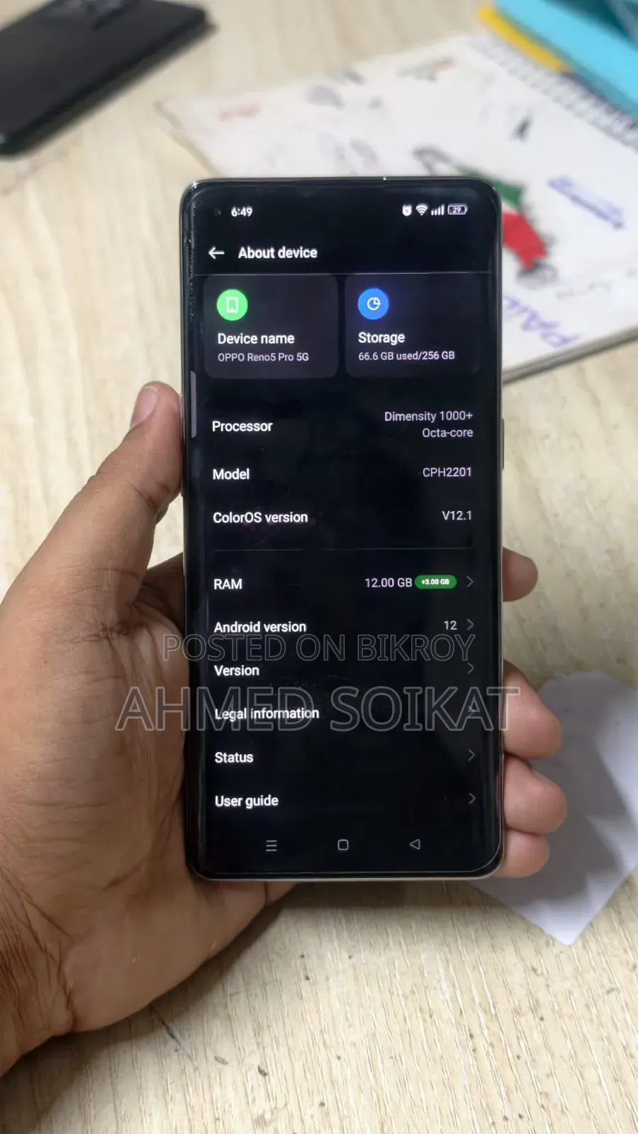 Oppo Reno5 Pro 5G 256 GB Purple