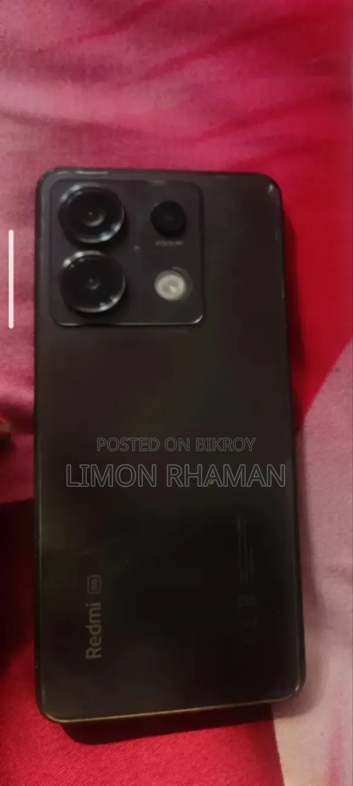 শাওমি রেডমি নোট ১৩ প্রো ৫জি ৫১২ জিবি ব্ল্যাক