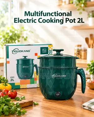 Multifunctional Electric Cooking Pot/Rice Cooker 2L