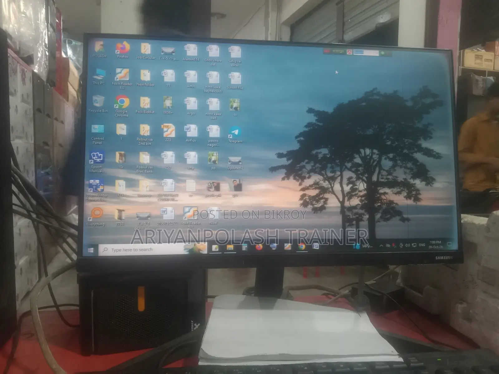 Desktop Computer Asus 4GB Intel Core i3 SSD 128GB