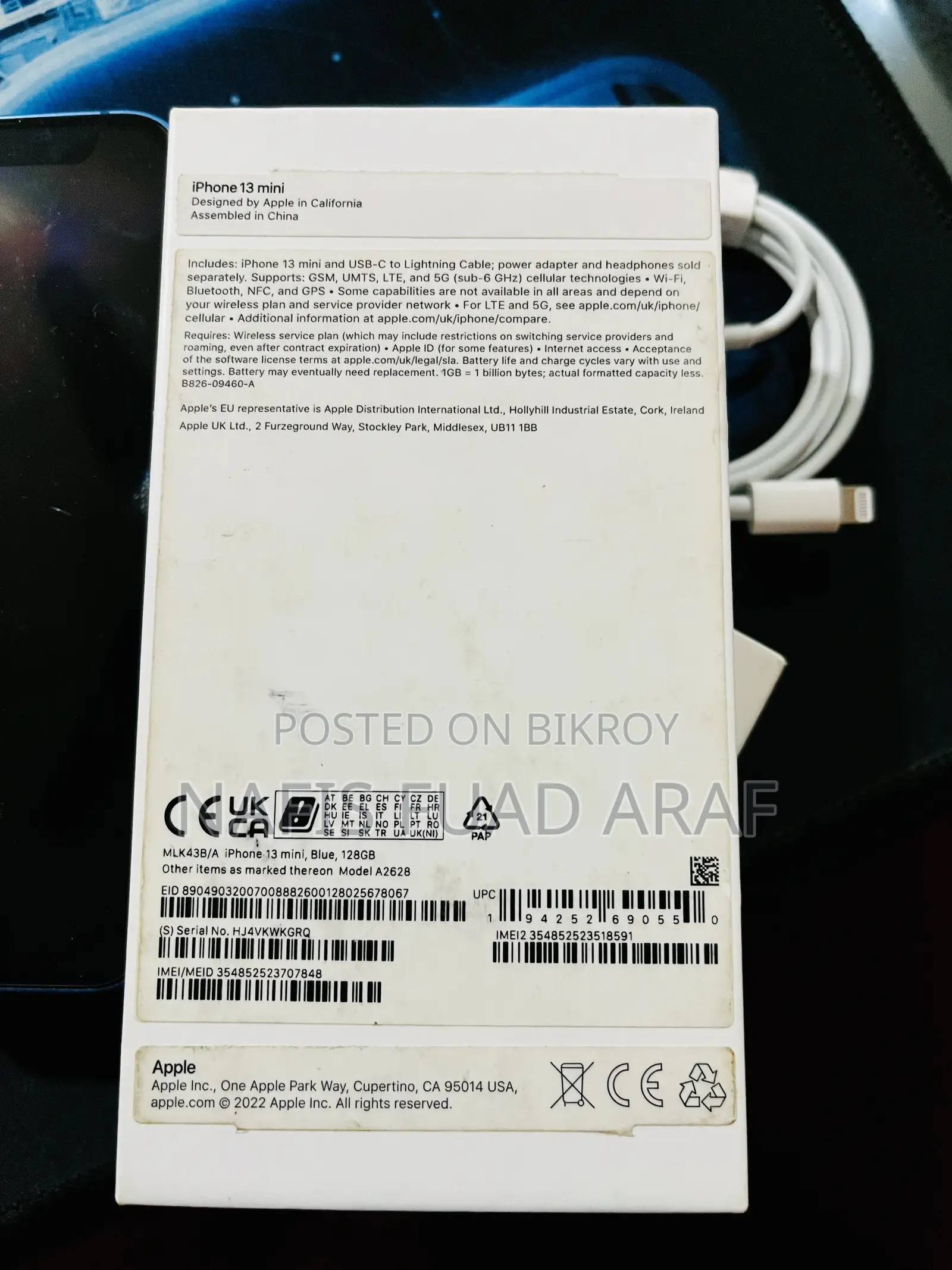 Apple iPhone 13 Mini 128 GB Blue