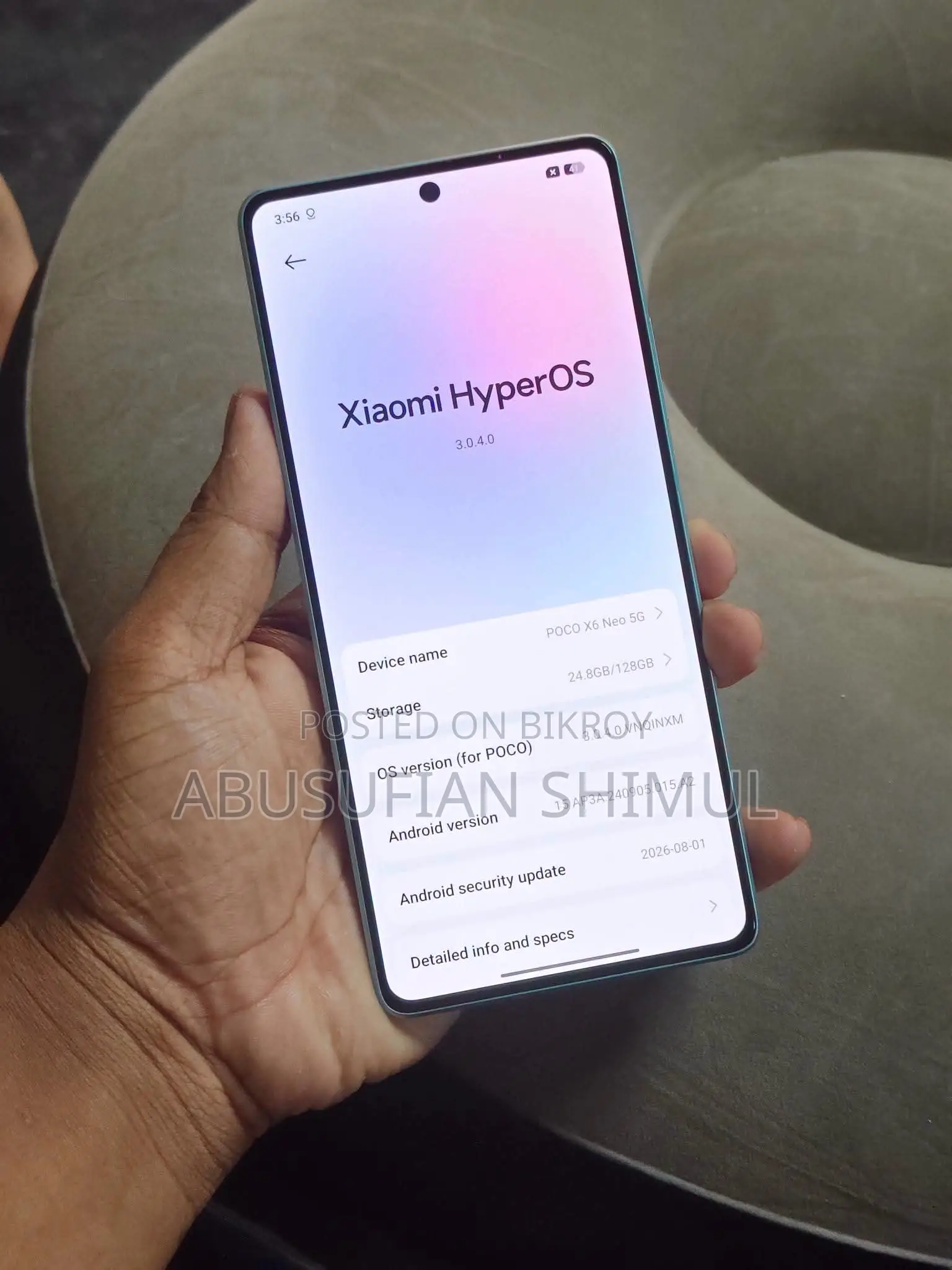 Xiaomi Poco X6 256 GB Blue