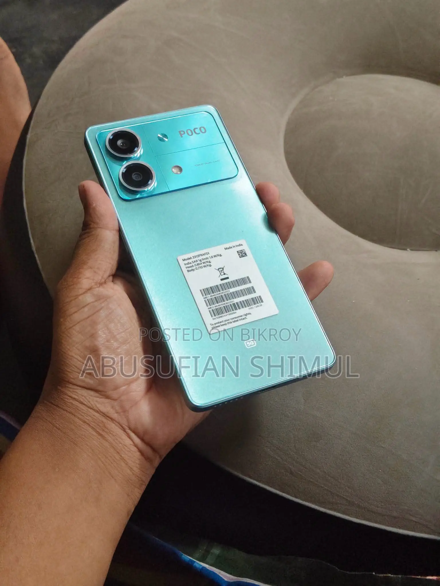 Xiaomi Poco X6 256 GB Blue