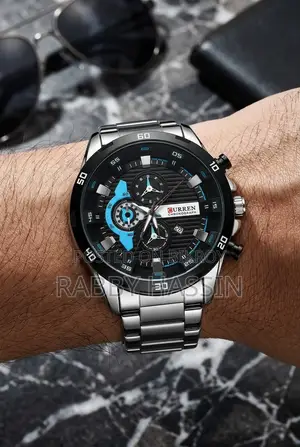 Original Curren 8402 Chronograph Men's Watch - Brand New