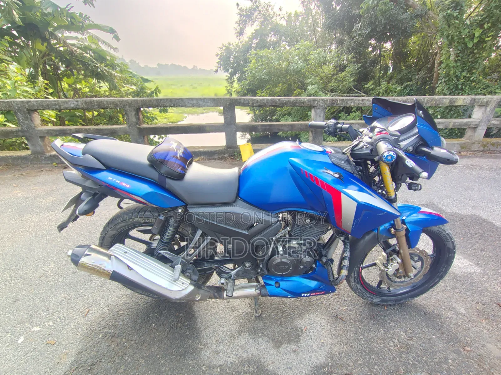 TVS Apache RTR 160 2V 2021 Blue