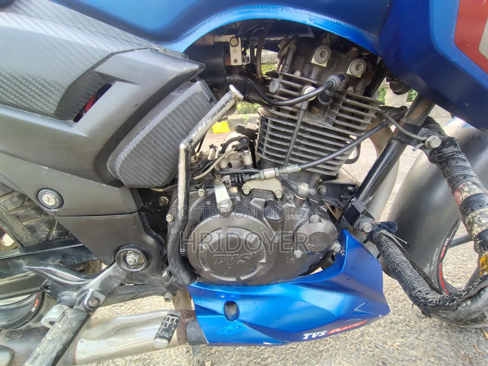 TVS Apache RTR 160 2V 2021 Blue