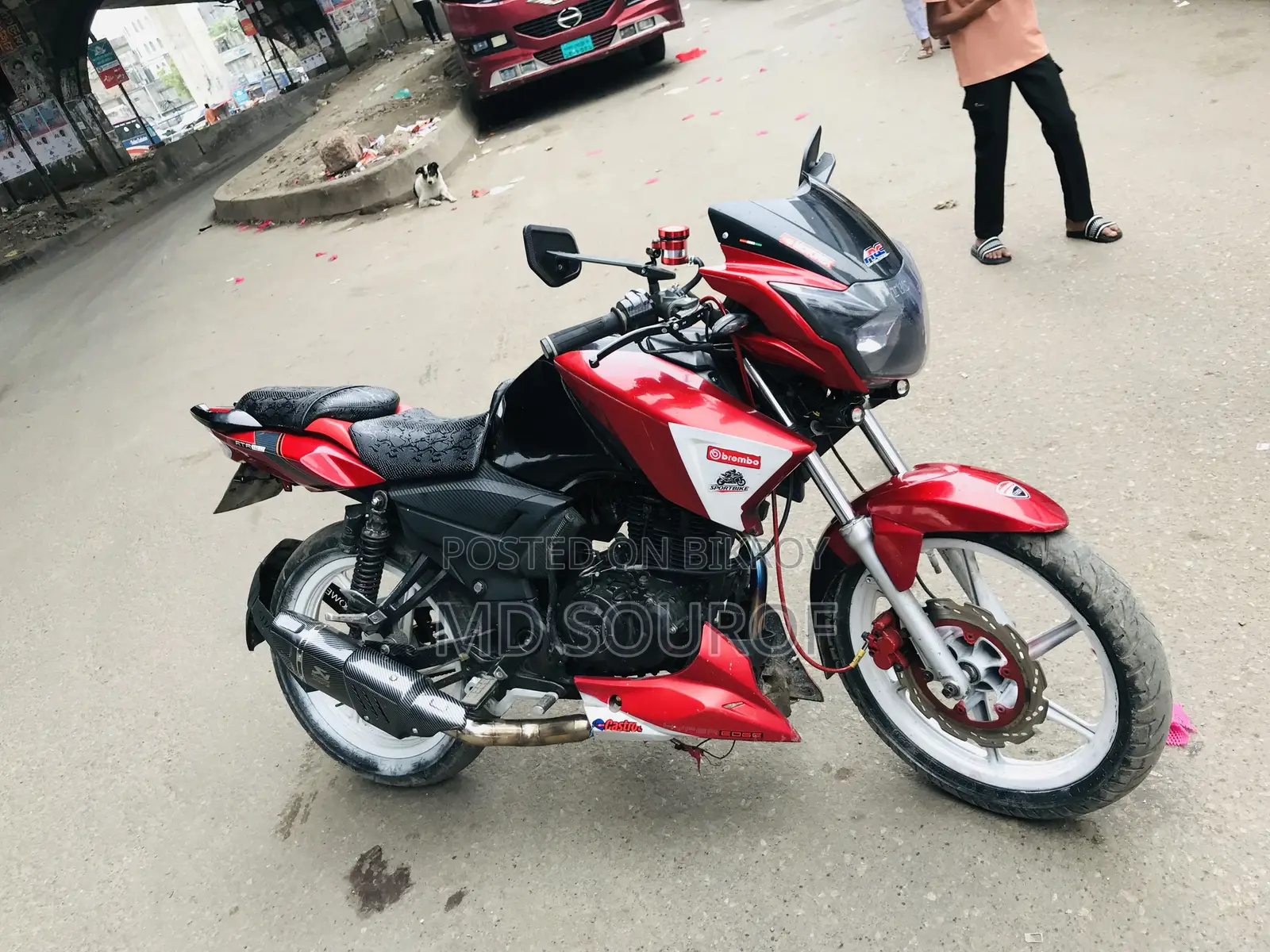 TVS Apache RTR 160 2V 2017 Gray