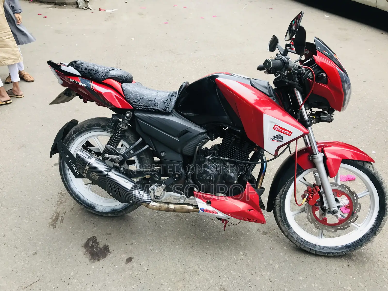 TVS Apache RTR 160 2V 2017 Gray