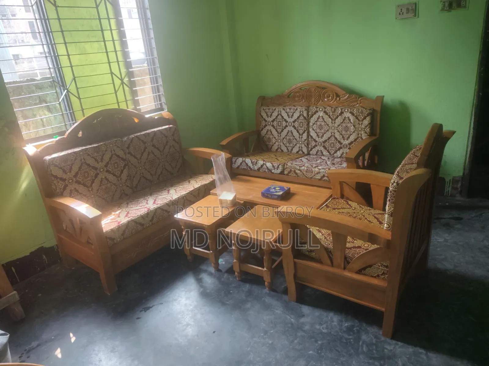 Sofa Set 2x2x1 Akashmani Wood