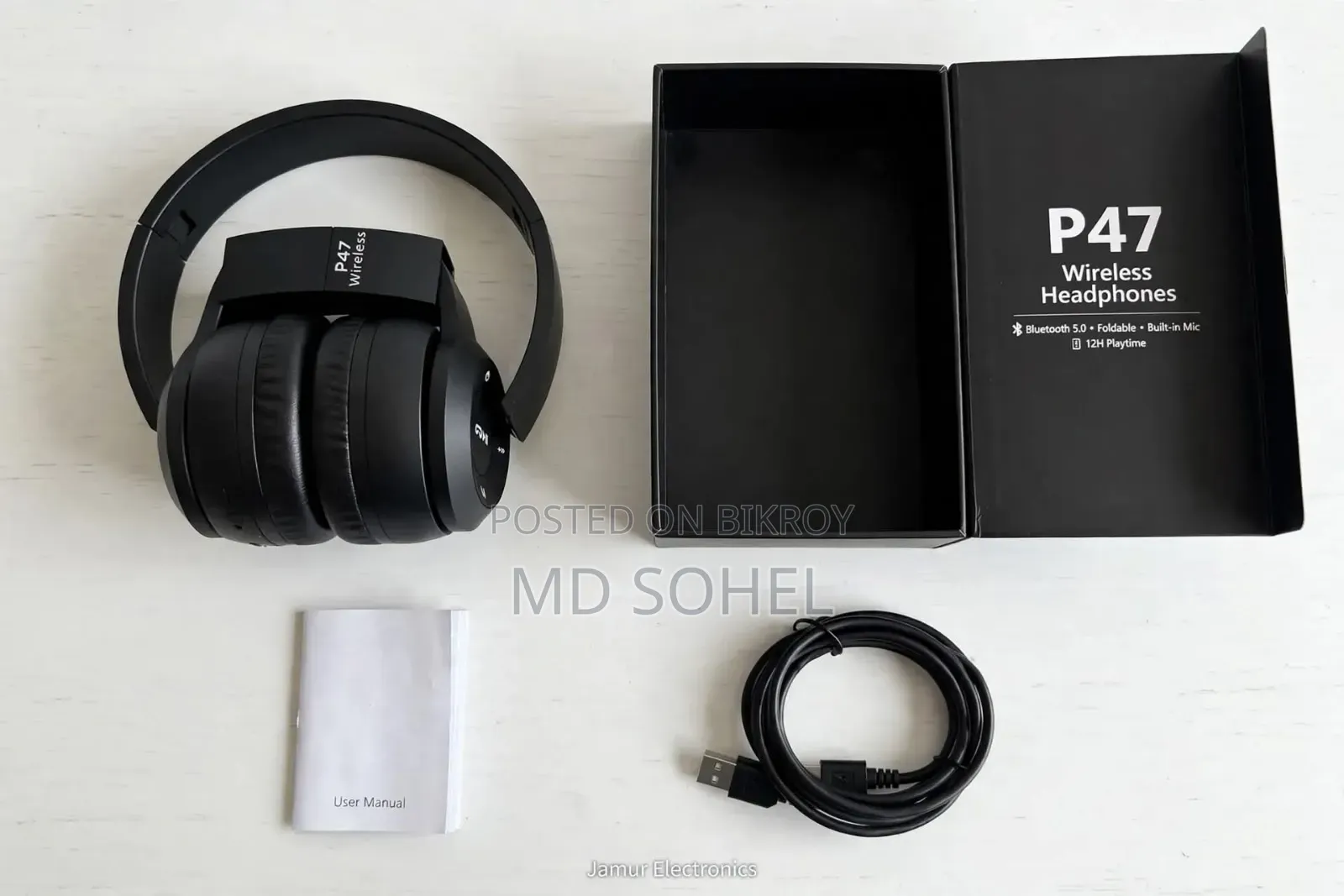 P47 Wireless Bluetooth Headphone 5.0