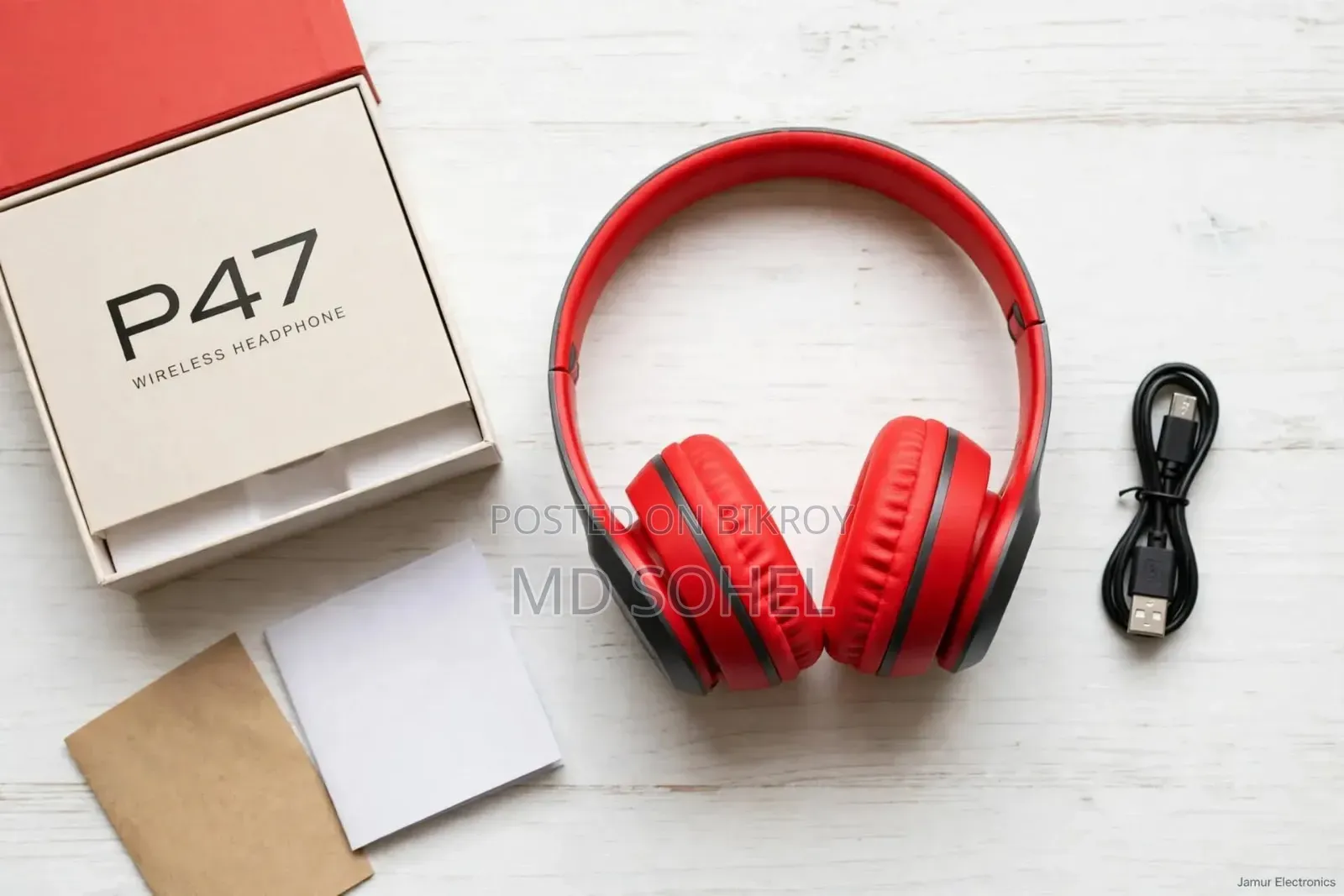 P47 Wireless Bluetooth Headphone 5.0